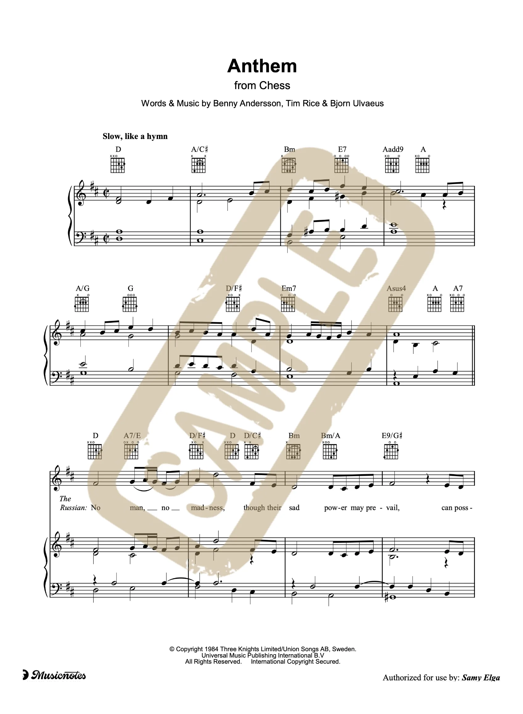 Source lead sheet