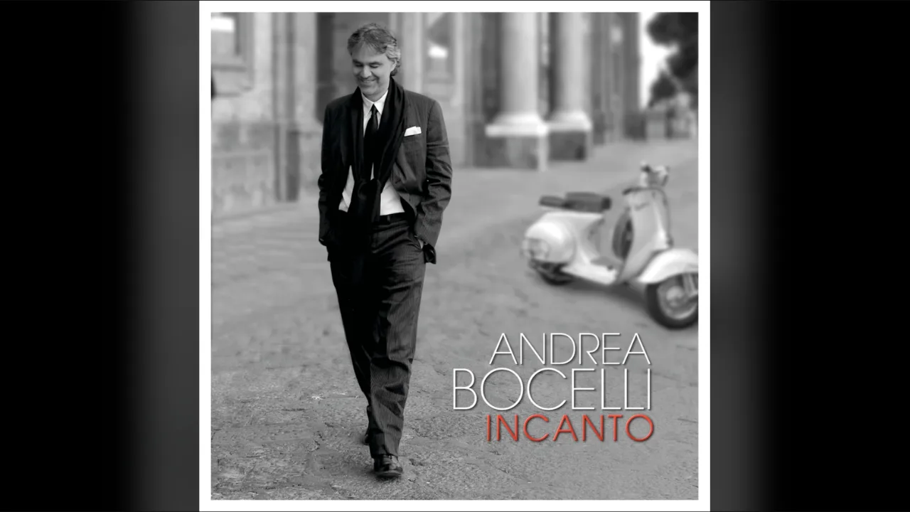 The album cover of Andrea Bocelli's Incanto